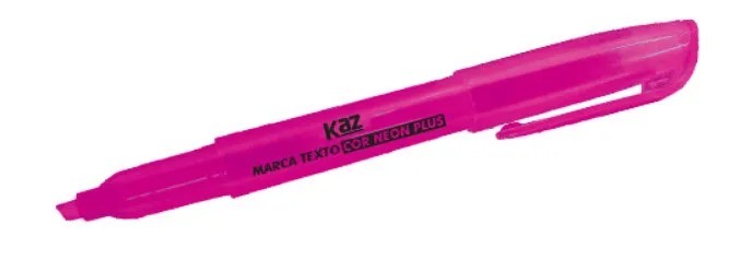 CANETA MARCA TEXTO KAZ NEON PLUS